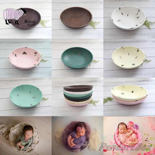 Wood Bowl Newborn Photography Prop Infant Baby Photo Shoot Studio Posing Wooden Bowl Basket Prop bebe fotografia Accessories 2024 - buy cheap