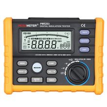 Ms5203 medidor analógico e digital de resistência de isolamento 1000v, testador megger 0.01 ~ 10g ohm com multímetro 2024 - compre barato