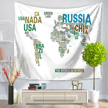 Индийская мандала, напечатанная карта мира, настенный гобелен, пляжный коврик, покрывало в стиле хиппи, цыганский Коврик для йоги, одеяло, палантин 2024 - купить недорого