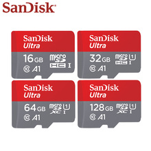SanDisk-tarjeta de memoria Ultra Clase 10, dispositivo Microsd Clase 10, A1, UHS-I, velocidad máxima de lectura, 98 M/s, 16GB, 128GB, TF 2024 - compra barato