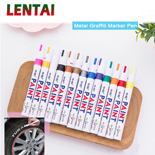 LENTAI For Skoda octavia a7 a5 Alfa Romeo 159 Suzuki swift Mini cooper 1PC Car Tyre Tread Paint markers Graffiti Oily Marker Pen 2024 - buy cheap