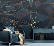 3D абстрактные геометрические настенные росписи большие фото обои домашний настенный Арт Декор для спальни фрески настенная бумага рулоны для улучшения дома 2024 - купить недорого