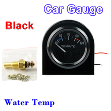 Датчик температуры воды DRAGON автомобильный измерительный прибор, измеритель температуры автомобиля с черным корпусом, 2 дюйма, 52 мм, 40 ~ 120 градусов по Цельсию, 12 В 2024 - купить недорого