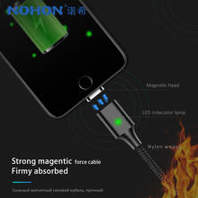 NOHON Magnetic Charger Line Micro USB Charging&Sync Data Cable For Samsung S7 Huawei Xiaomi Redmi Note 4 X Phone Charger Cord 1M 2024 - buy cheap