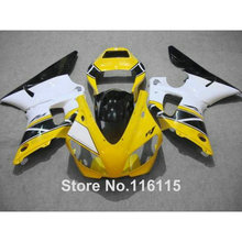 Full injection ABS fairing kit for YAMAHA R1 1998 1999 YZF-R1 YZF R1 98 99 black yellow white bodywork fairings set 2429 2024 - buy cheap