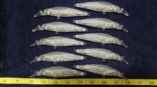 10pcs Unpainted Minnow Hard Baits Fishing Lure Bodies 4 1/2 Inch 1/2 OZ Blank lures JSE020 2024 - buy cheap