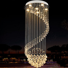 Lâmpadas led criativo moderno luz de teto cristal luxo para escadas restaurante sala estar iluminação casa dhl livre 2024 - compre barato