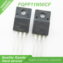 10pcs FQPF11N50CF 11N50CF 11N50 FQPF11N50 MOSFET 500V N-Ch Adv Q-FET C-series TO-220F new original 2024 - buy cheap