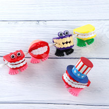 Mini Funny Cute Walking Teeth Shape Clockwork Toy for Baby Kids Plastic Wind Up Toys Christmas Gifts 2024 - buy cheap