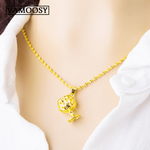 24K Gold Jewelry Beer Cup fine Pendant Wine Necklace For Women Luxury Fashion Necklaces for women statement Necklace no chain 2024 - buy cheap