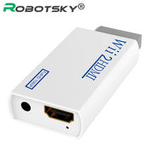 Robotsky Wii to HDMI 3.5mm Audio Converter Wii2HDMI  Adapter Cable Support Full HD 720P 1080P for HDTV 2024 - buy cheap