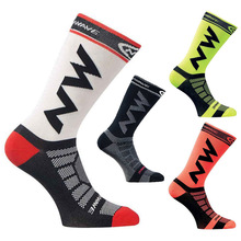High Quality Professional Brand Sport Socks Protect Feet Breathable Wicking Socks Long Secti Cycling Socks Bicycles Socks 2024 - buy cheap