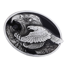 Stylish Hip Hop Flying Eagle Engraved Oval Belt Buckle Western Indian Cowboy Cowgirl Jeans Accessories 2024 - buy cheap