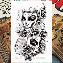 Nu-TATY Phantom of The Opera, Временные татуировки, боди-арт, флеш-тату, стикер 12*20 см, водостойкие тату, Стильные наклейки для домашнего декора 2024 - купить недорого