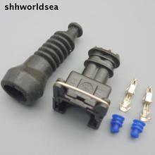 Shhworldsea conector fêmea ev1, conector de injetor de combustível, 5 conjuntos de 3.5mm 2024 - compre barato