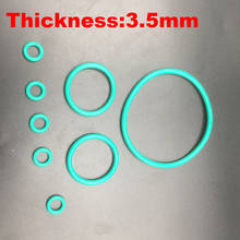 12pcs 31x3.5 31*3.5 32x3.5 32*3.5 33x3.5 33*3.5 OD*THK 3.5mm Green Fluoro FKM Fluorine Rubber Washer Oil Seal O Ring Gasket 2024 - buy cheap