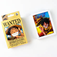 54 Sheets/Set Anime One Piece Poker Cards Comics Character Collection Playing Cards Christmas and New Year gifts 2024 - buy cheap