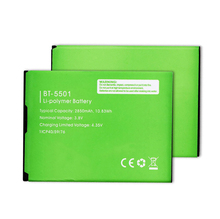 Isunoo-bateria de telefone para leagoo m9, bateria de substituição para celular bt 5501 bt5501 2850mah 2024 - compre barato