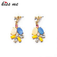 KISS ME-pendientes coloridos a la moda, ropa para regalar, novedad 2024 - compra barato