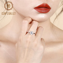 Женское кольцо из серебра 925 пробы, с овальным фианитом карата 2024 - купить недорого