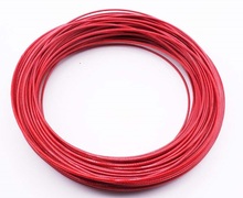 1.5MM-5MM, 3M-30M, 304 stainless steel wire rope with red covered cable clothesline rope lashing steel wire 2024 - buy cheap