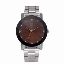 GEMIXI высококачественные кварцевые наручные часы, мужские Модные Часы с кристаллами из нержавеющей стали, аналоговый браслет, роскошные часы для мужчин 2024 - купить недорого