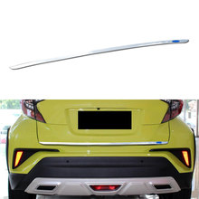 Stainless Steel Rear Car Door Tail Trunk Gate Decoration Trim Sticker for Toyota C-HR CHR 2016 2017 2018 Car Styling Accessories 2024 - buy cheap