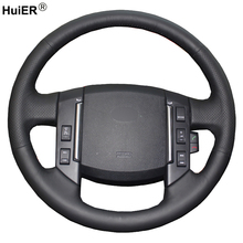 Hand Sewing Car Steering Wheel Cover For Land Rover Freelander 2 2007 - 2010 2011 2012 For Land Rover Discovery 3 2004-2008 2009 2024 - buy cheap