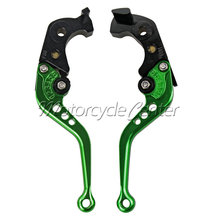 Palancas de embrague de freno cortas y ajustables CNC, para Suzuki DL1000 Katana 650 GSX650F Bandit 1200S 1250S GSF650 GSX1250, color verde 2024 - compra barato