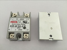 Fabricante de SSR40DA-H, relé ssr 40A, entrada 3-32VDC, salida 90-480VAC, 1 SSR-40DA-H 2024 - compra barato