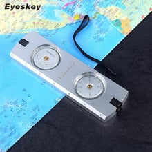 Eyeskey Professional Aluminum Sighting Compass/ Clinometer Slope/Height Measurement Map Compass Waterproof 2024 - buy cheap