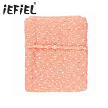 iEFiEL 7 Colors Baby Infant Gift Photography Props Wraps Stretch Knit Wrap Newborn Cotton Swaddling with Handmade Flower Wrap 2024 - buy cheap