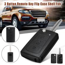 3 Buttons Replacement Flip Folding Remote Key Case Shell with Blade For Great Wall Harvard H3 H5 Keyless Entry Fob Key Cover 2024 - buy cheap