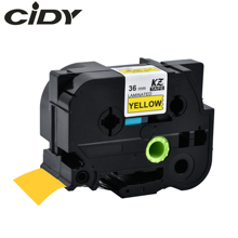 CIDY Tze 661 Tz661 Black on yellow Laminated Compatible P touch 36mm tze-661 tz-661 tze661 Label Tape Cassette Cartridge 2024 - buy cheap