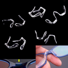 2pcs Pvc Plastic Anti-Slip Stick On Nose Pads Eyeglass Sunglasses Eye Glasses 2024 - buy cheap