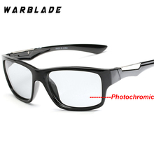 Óculos de sol fotocromático para homens, óculos de sol com lente camaleão polarizada, proteção uv400, acessório quadrado para direção 2024 - compre barato