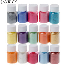 15 Colors Mica Powder Epoxy Resin Dye Pearl Pigment Natural Mica Mineral Powder 2024 - buy cheap