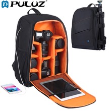 PULUZ-mochila portátil para exteriores, resistente al agua, a prueba de arañazos, doble hombro, para cámara DSLR 2024 - compra barato