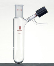 F564100 Flask, Reaction tube, High Vacuum Valve, Capacity:100ml, Joint:24/40, Valve Size:0-4mm 2024 - buy cheap