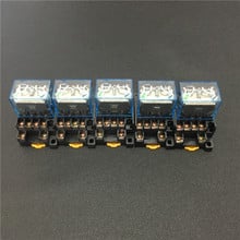 5sets Power Relay LY4NJ HH64P DC 12V 24V 110V 220V AC 4PDT General Purpose Miniature Relays 14 Pins 10A with PTF14A Socket Base 2024 - buy cheap