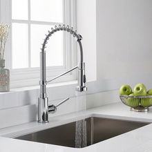 Chrome/Brushed nickel/black pull out kitchen spray faucet mixer tap Single hole New free ship 2024 - buy cheap