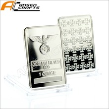 3 Pcs/Lot 1 Ounce German Eagle Iron Cross Silver Plated Bullion Ingot Bar 2024 - buy cheap