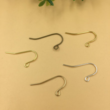 SEA MEW 500 PCS 10*15mm Metal Copper Ear Hook Clasp Charms Allergy Free Earring Wires For Jewelry Making 2024 - buy cheap