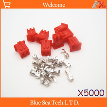 5000 pcs Red 2 Pin female Connector plug with contact ,2.54mm XH-2P connector Kits for PCB/Automotive/electronic circuit ect. 2024 - buy cheap