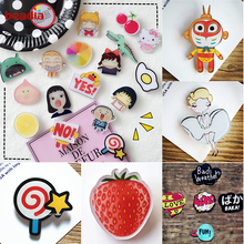 Insignias acrílicas de frutas para ropa, insignias de Anime Kawaii, insignias de decoración de icono, mochilas, Pin de botón, broche Acrílico 2024 - compra barato