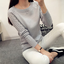 Women Sweaters and Pullovers  Autumn Winter Fashion O-Neck Knitted Jumper Female Solid Color Twisted Full Sleeve Sweater 2024 - buy cheap