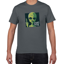 Футболка Alien для мужчин, 100% хлопок, забавная черная футболка с аниме, летняя уличная одежда, 2019 2024 - купить недорого