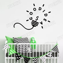 Good Ideas Light Bulb Creative Removable Wall Stickers for Kids Room Wall Decals Living Room Wallpaper Vinyl Art Decor TA221 2024 - buy cheap