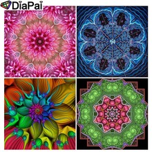 Diafai 5d pintura de diamante completa quadrada/redonda, broca "religiosa mandala" 3d bordado e ponto cruz 5d presente de decoração 2024 - compre barato