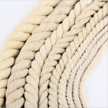 5 mm - 20mm high strength checking Cotton Rope Woven Cords for Accessories Bag Craft Projects home 2024 - buy cheap